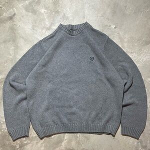 Cozy Gray Thermal Sweatshirt - Large, Relaxed Fit